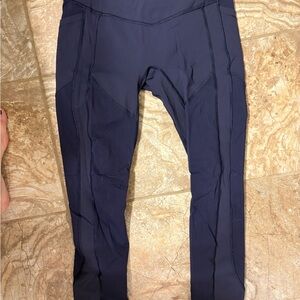 Lululemon Navy Blue Athletic Leggings